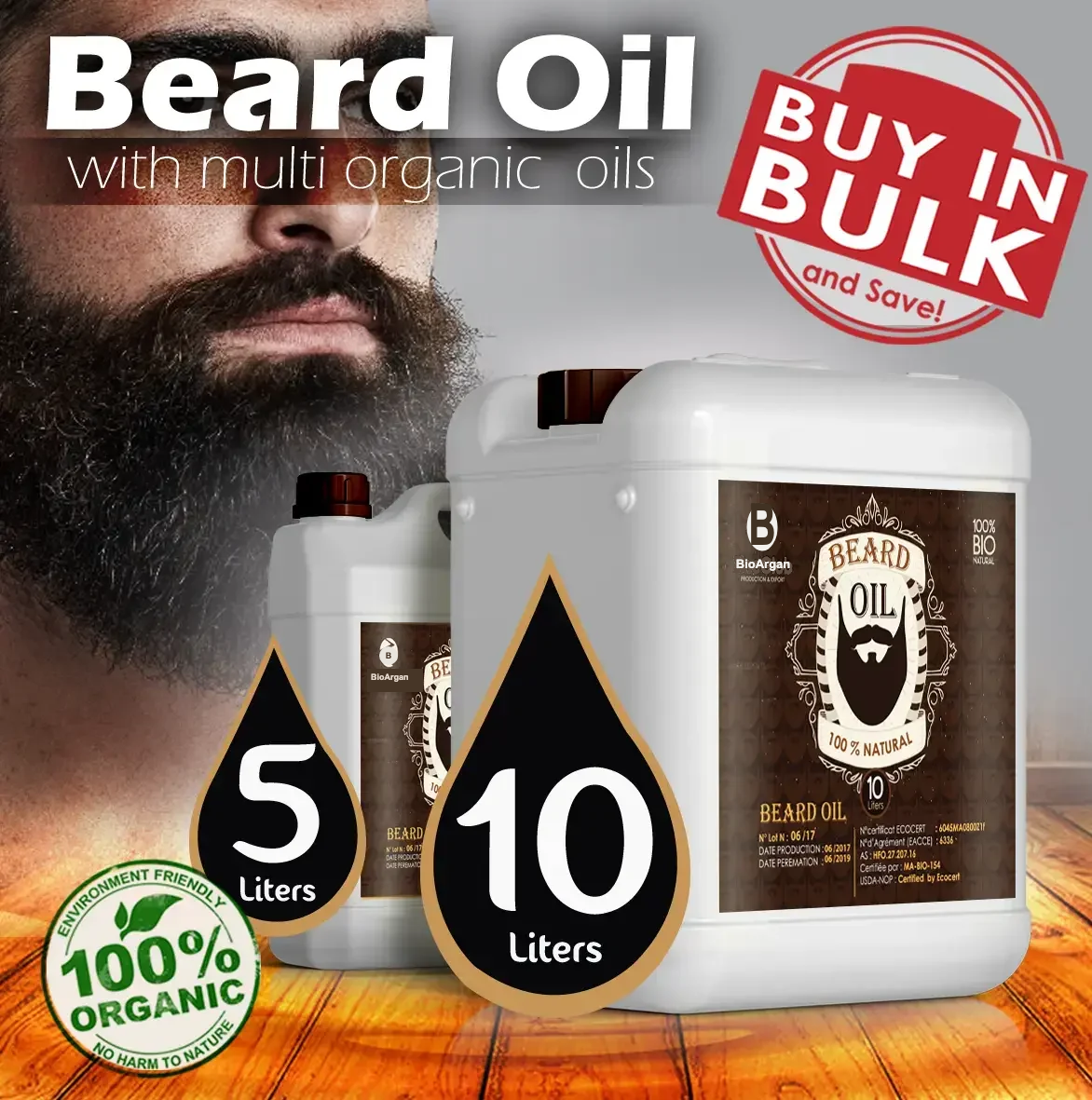 Bulk Argan Beard Oil
