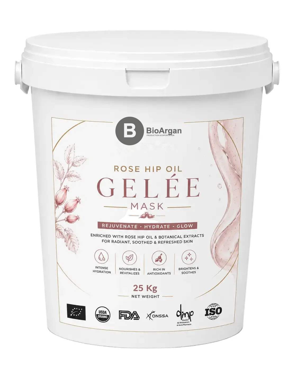 Bulk Rosehip Oil Gel Mask