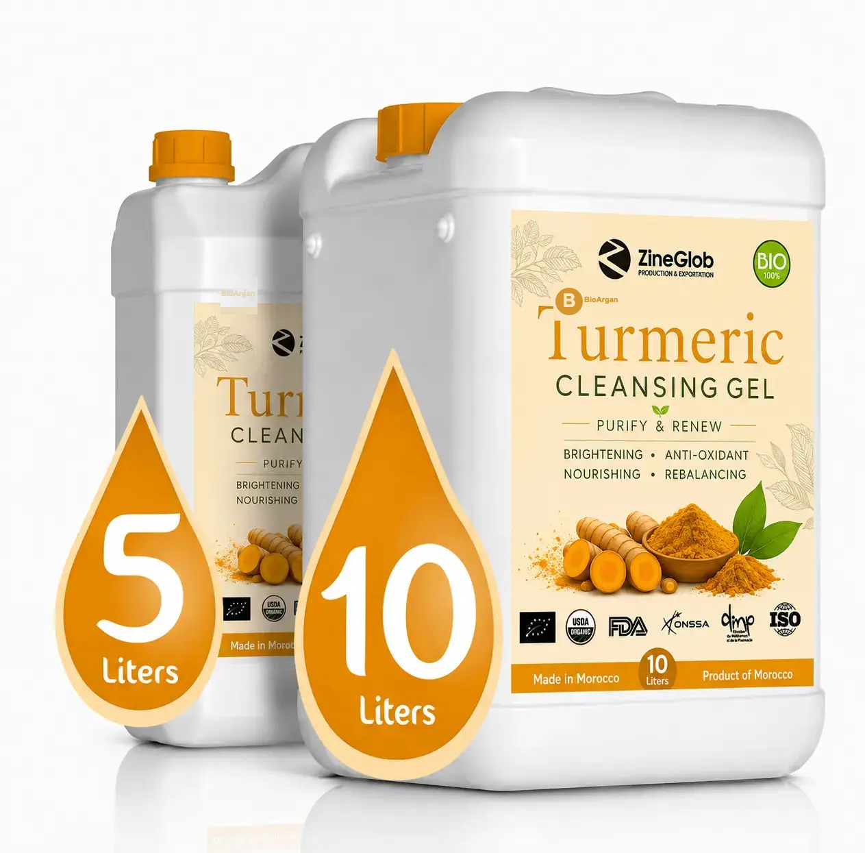 Bulk Turmeric Cleansing Gel